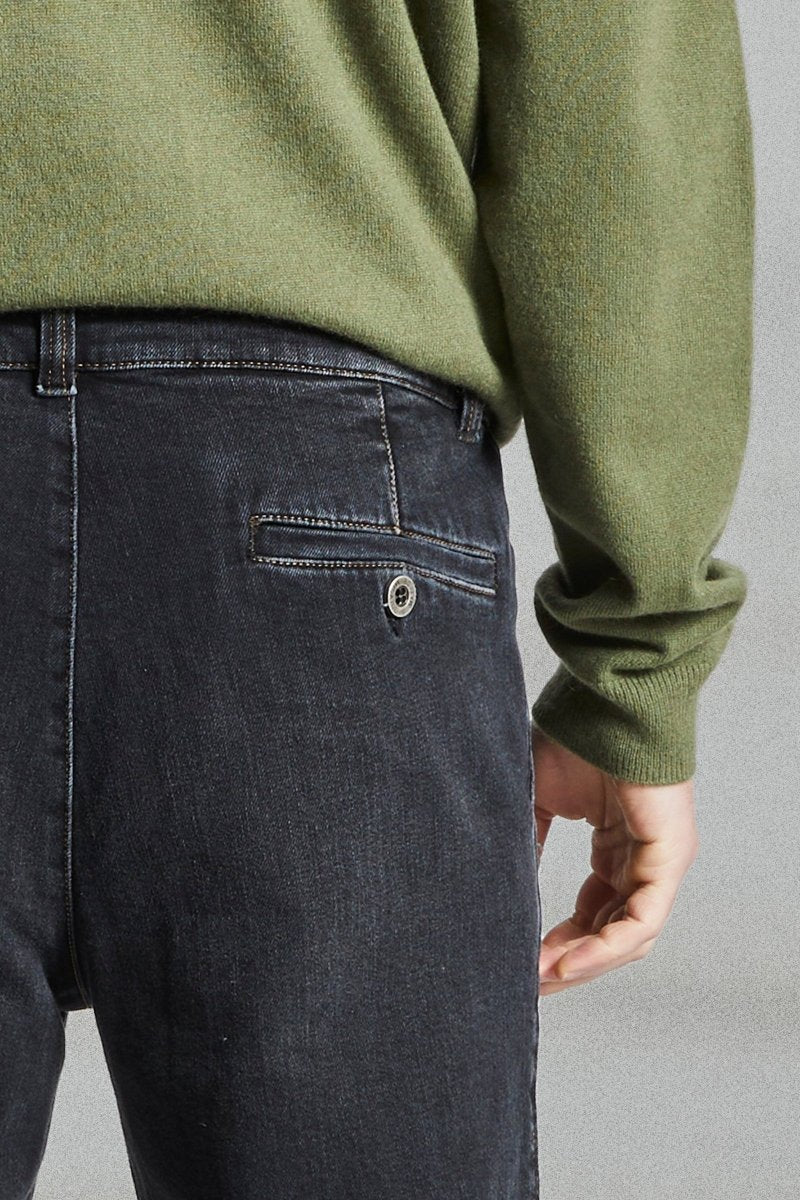 Pantalon en jeans taille élastiquée TRANSAT - Mat de Misaine