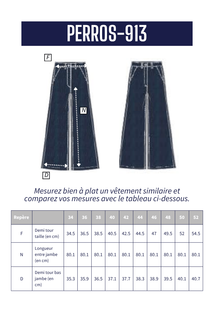 Pantalon en lyocell PERROS - Mat de Misaine