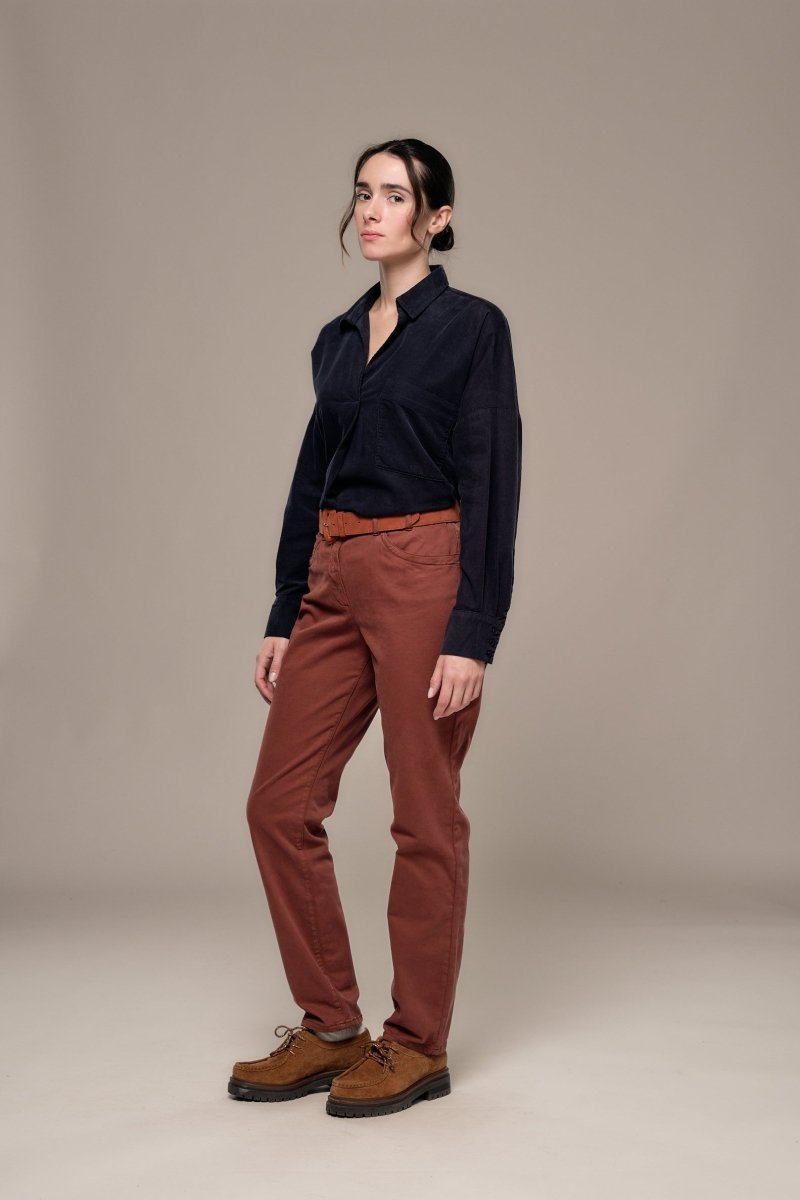 Pantalon en satin PIRIOU. - Mat de Misaine