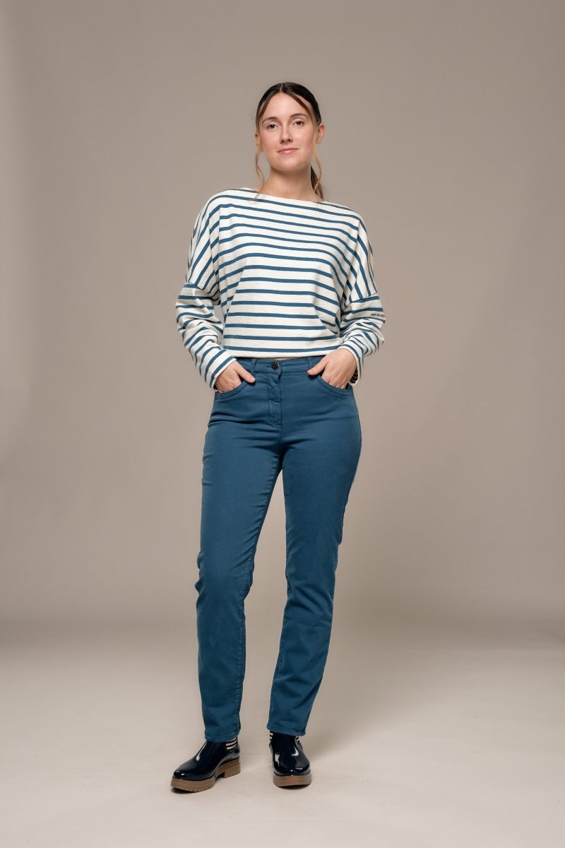 Pantalon en satin PIRIOU. - Mat de Misaine