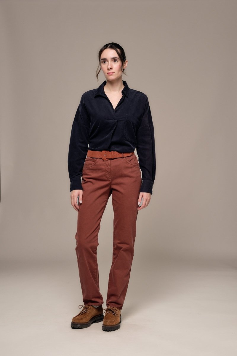 Pantalon en satin PIRIOU. - Mat de Misaine