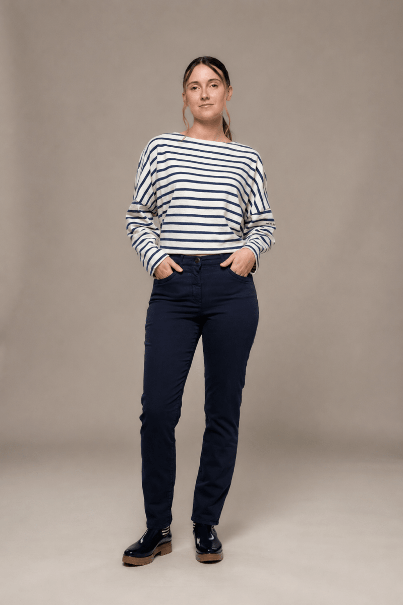 Pantalon en satin PIRIOU - Mat de Misaine