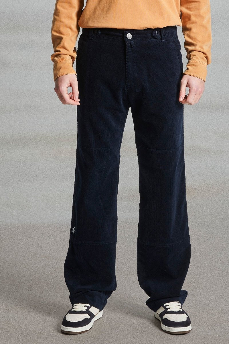 Pantalon en velours avec découpe de renfort PAUZOK - Mat de Misaine
