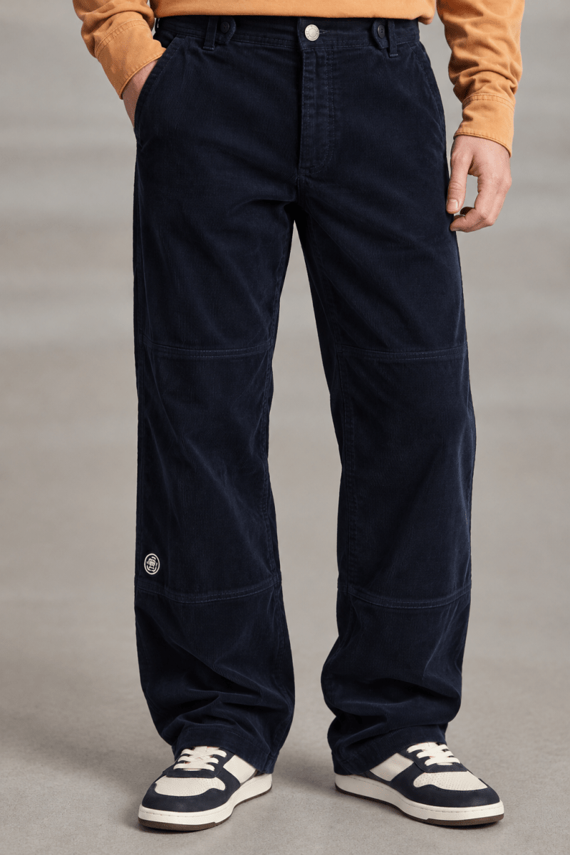 Pantalon en velours avec découpe de renfort PAUZOK - Mat de Misaine