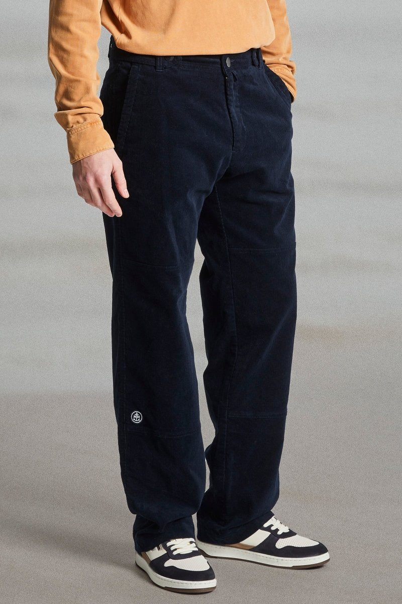 Pantalon en velours avec découpe de renfort PAUZOK - Mat de Misaine