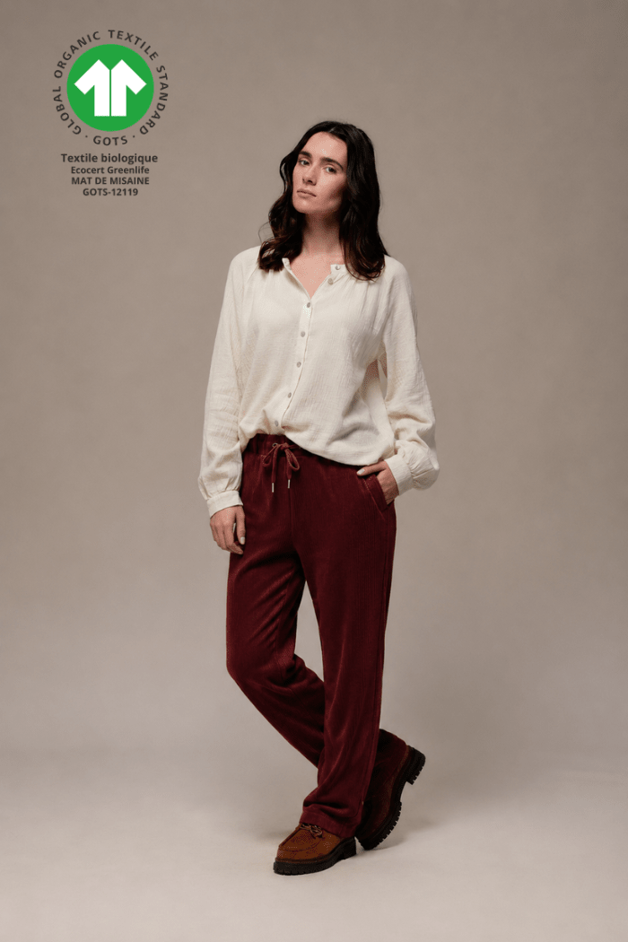 Pantalon en velours PAGAIE - Mat de Misaine