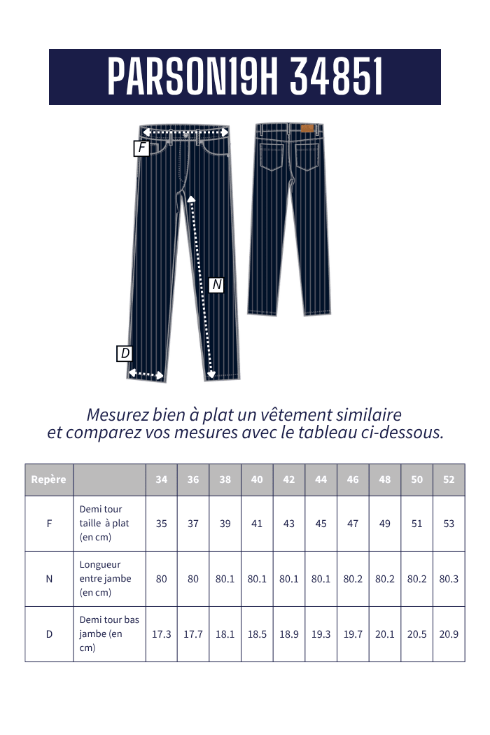 Pantalon en velours PARSON - Mat de Misaine