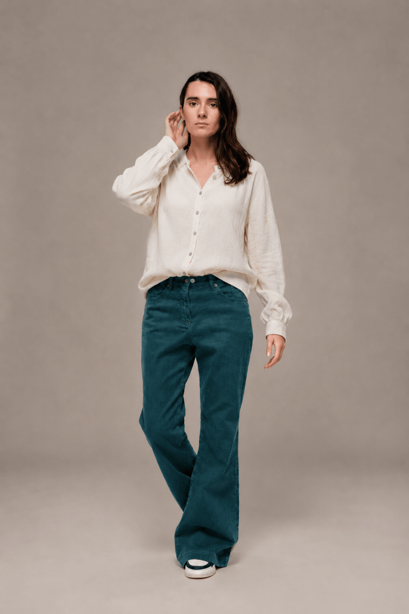 Pantalon en velours PLOUESCAT. - Mat de Misaine