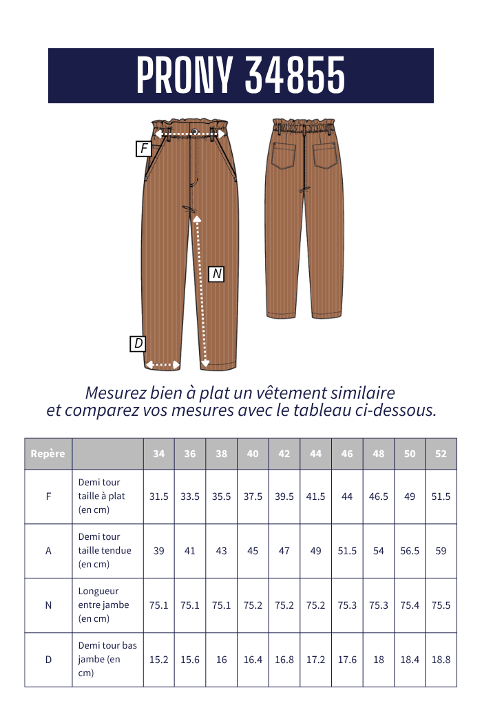 Pantalon en velours PRONY - Mat de Misaine