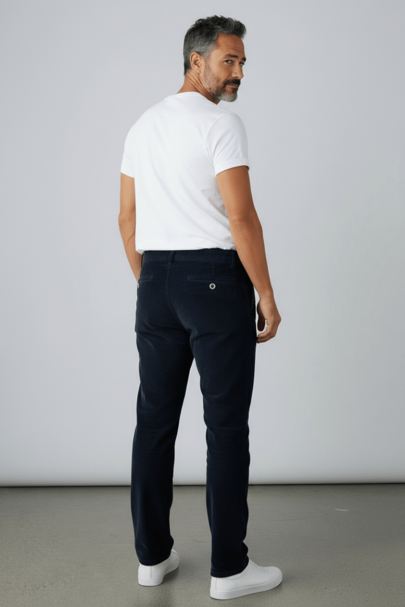 Pantalon en velours taille élastiquée TRANSAT - Mat de Misaine