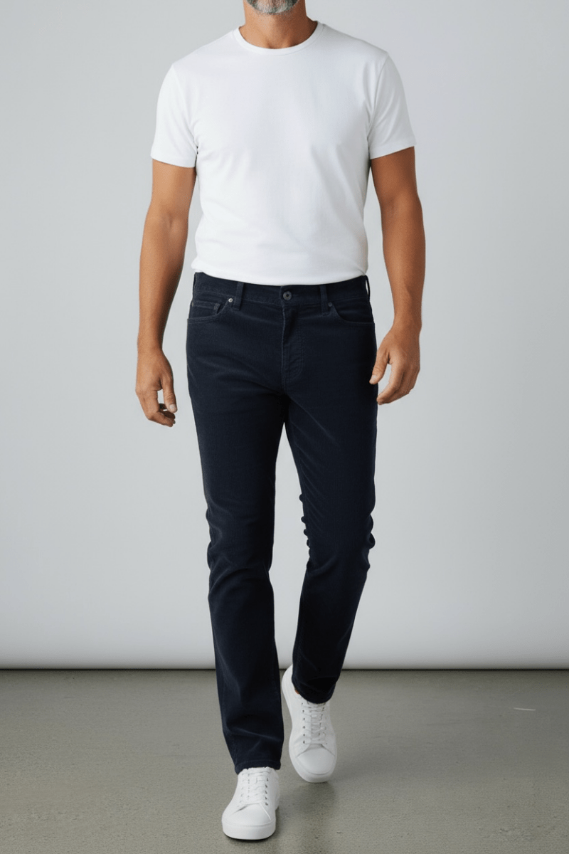 Pantalon en velours taille élastiquée TRANSAT - Mat de Misaine