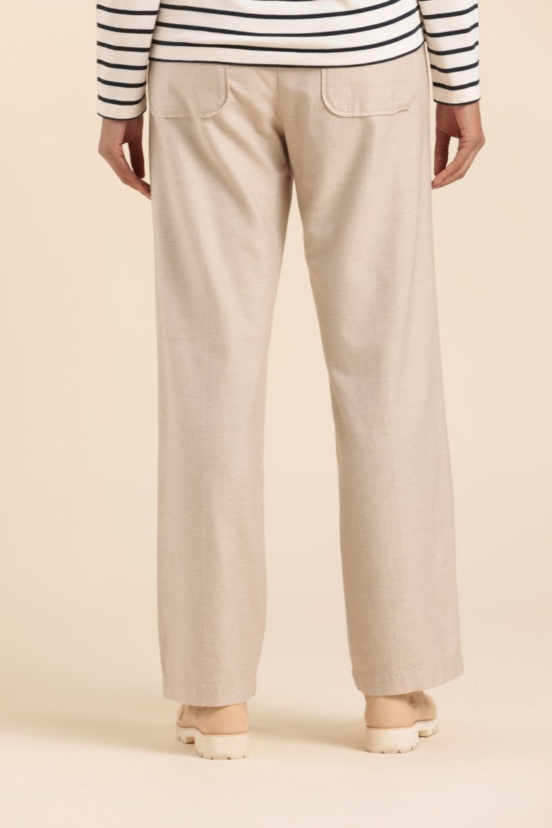 pantalon femme coton/viscose - Mat de Misaine