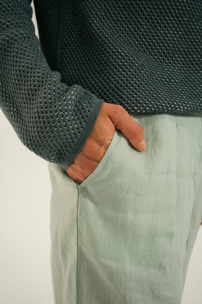 Pantalon large en lin PYLOS - Mat de Misaine