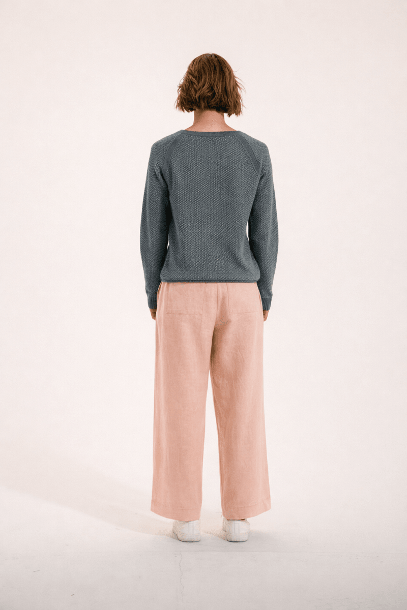 Pantalon large en lin PYLOS - Mat de Misaine