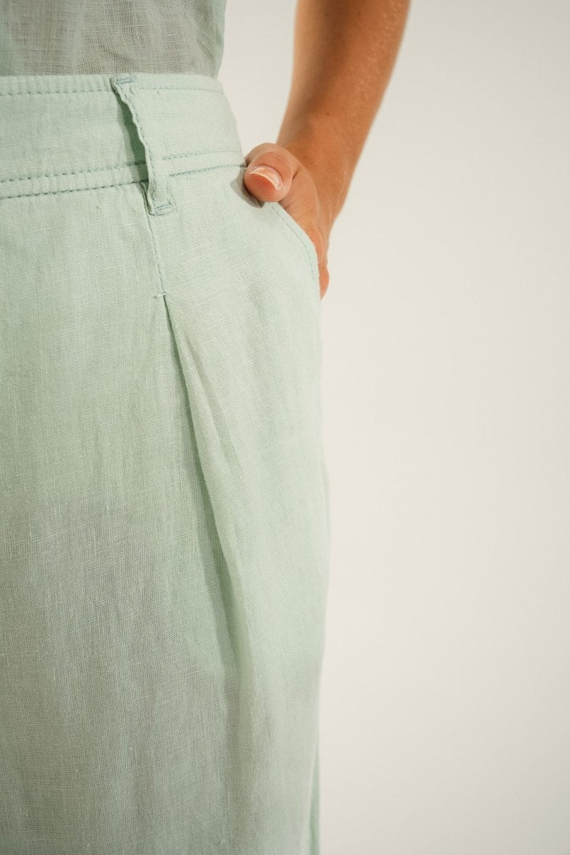 Pantalon large en lin PYLOS - Mat de Misaine