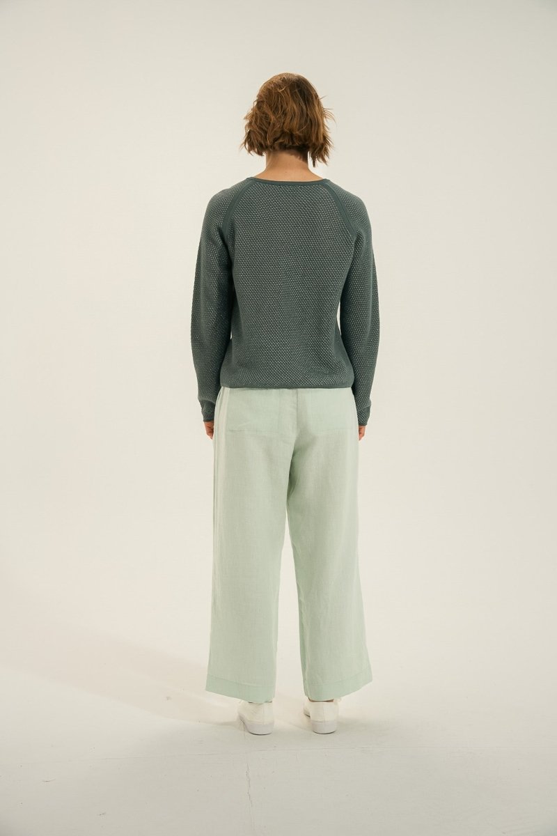 Pantalon large en lin PYLOS - Mat de Misaine