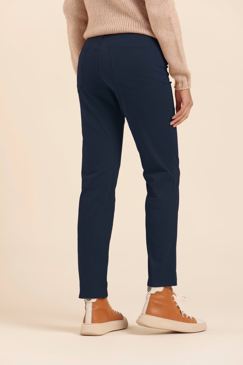 Pantalon coton fin femme best sale