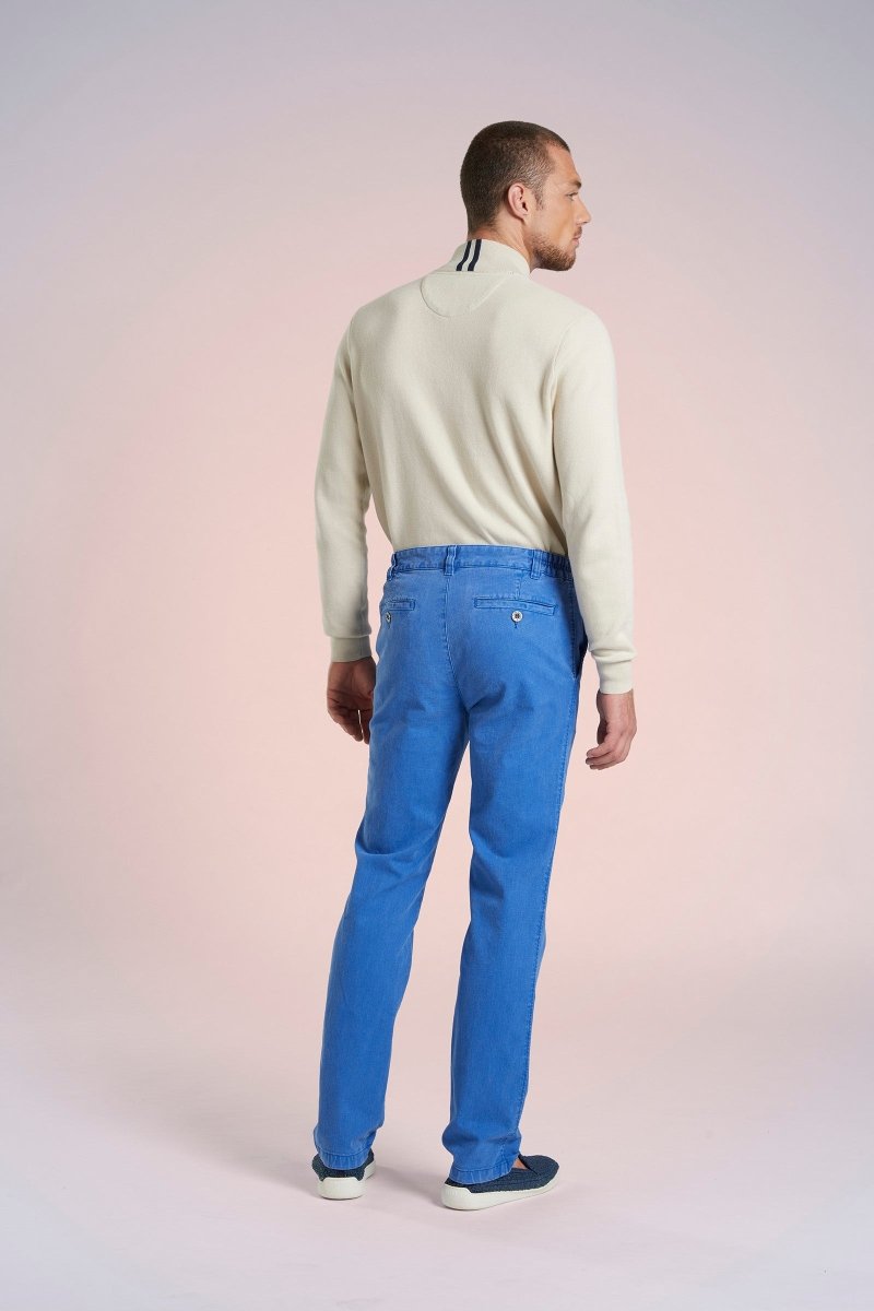 Pantalon taille élastiqué en coton canvas TRANSAT - Mat de Misaine