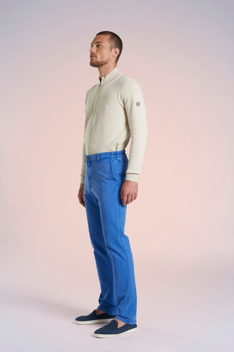 Pantalon taille élastiqué en coton canvas TRANSAT - Mat de Misaine