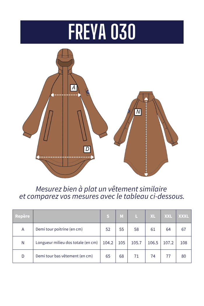 Parka longue doublée FREYA - Mat de Misaine