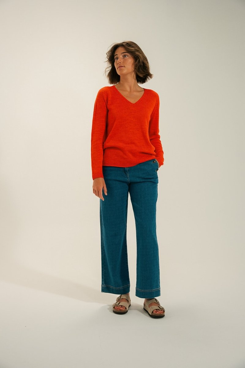 Pont en Jeans rayé PONTON - Mat de Misaine