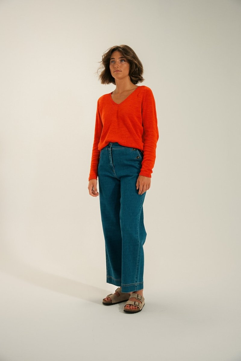 Pont en Jeans rayé PONTON - Mat de Misaine