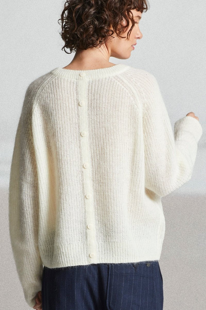 Pull avec boutons dos TOPAZO - Mat de Misaine