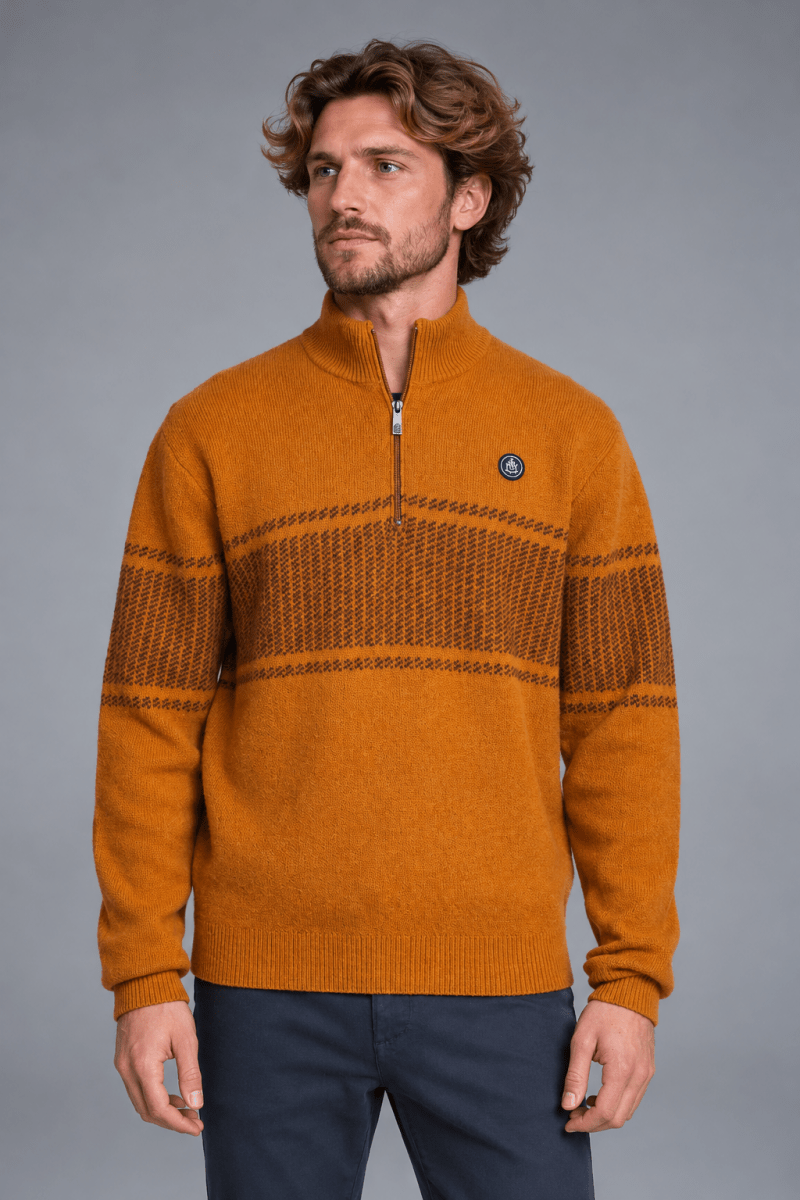 Pull camionneur zippé TUFFLE - Mat de Misaine