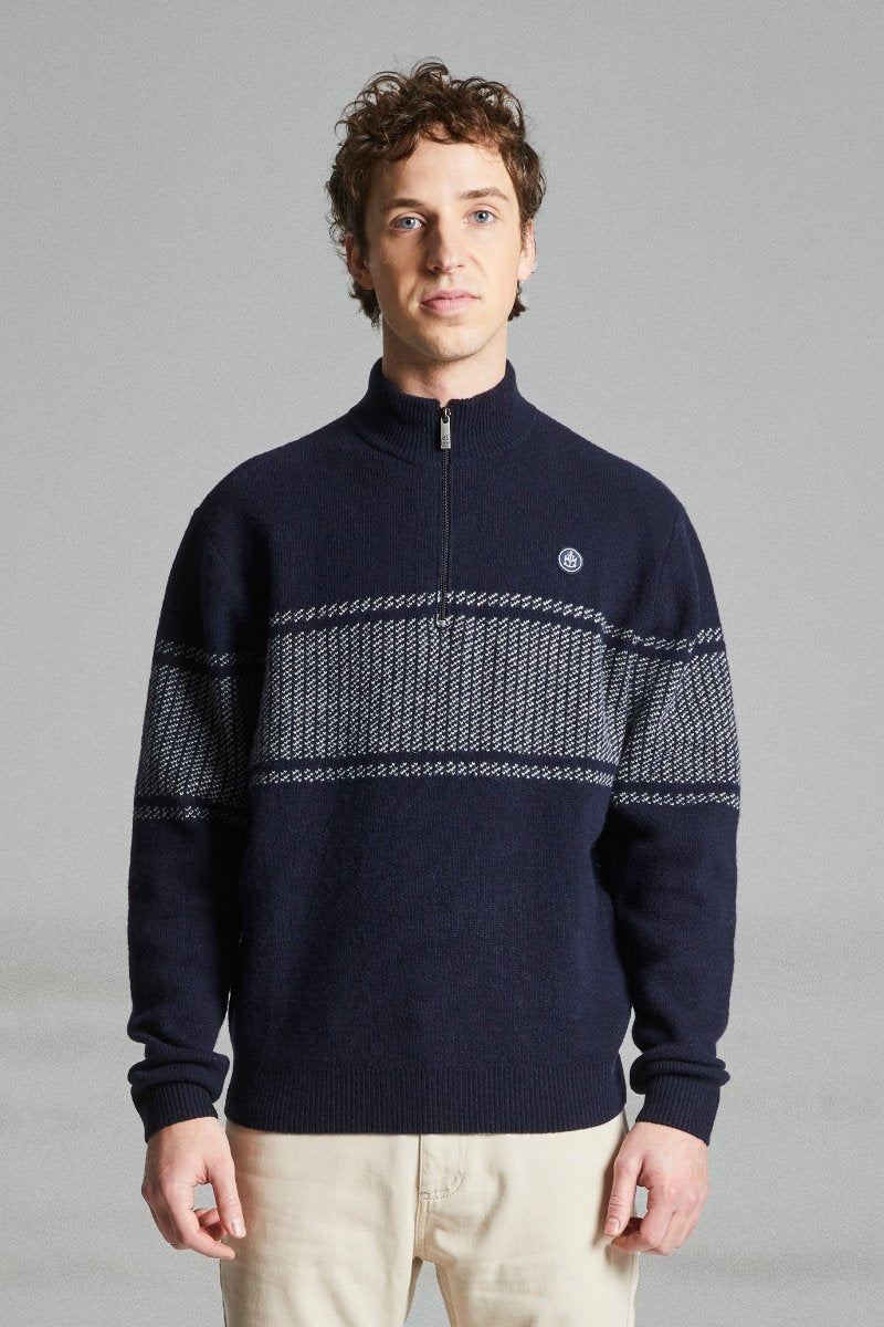 Pull camionneur zippé TUFFLE - Mat de Misaine