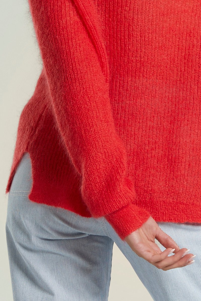 Pull col V mohair d'été TORINI - Mat de Misaine