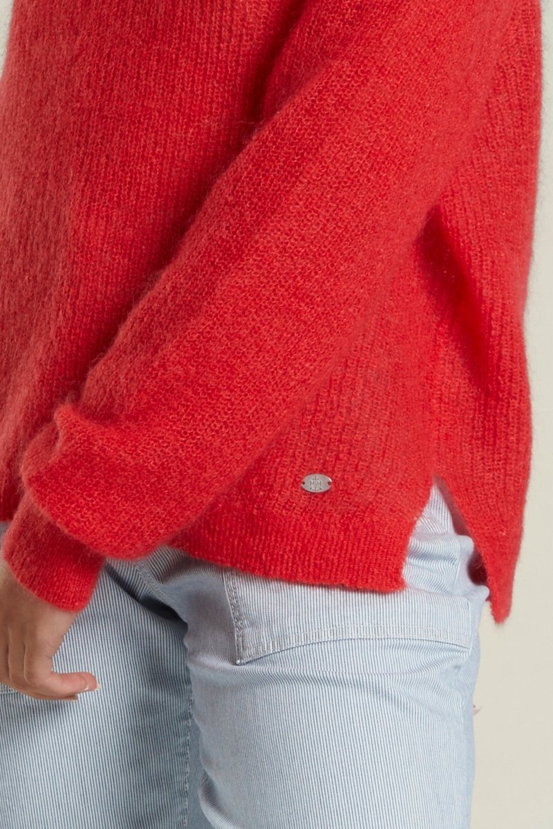 Pull col V mohair d'été TORINI - Mat de Misaine