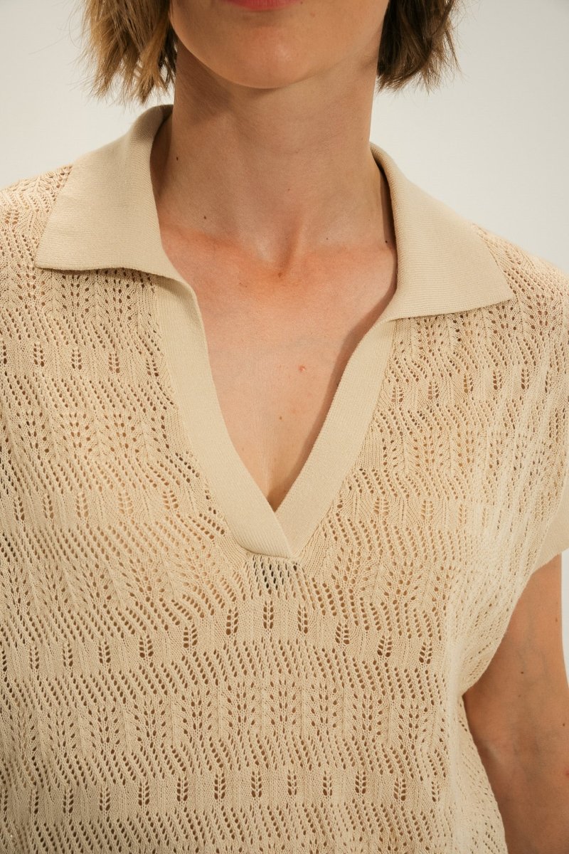 Pull col vareuse TANGER - Mat de Misaine