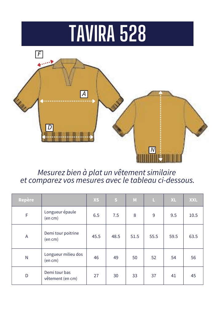 Pull col vareuse tricotage fantaisie TAVIRA - Mat de Misaine