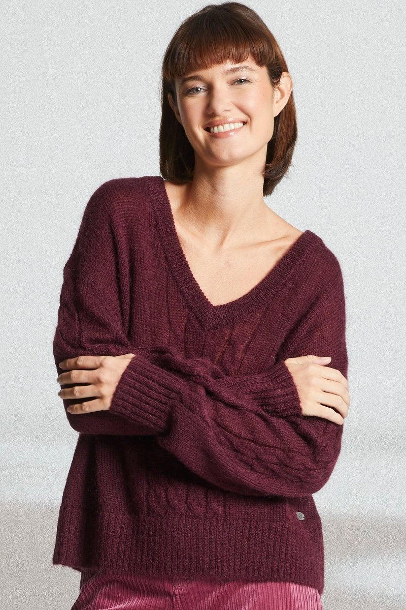 Pull encolure V TORCY - Mat de Misaine
