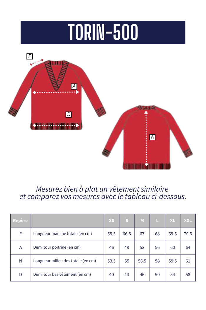 Pull encolure V TORIN - Mat de Misaine