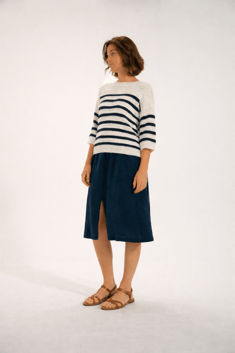 Pull grosse maille fantaisie TABOA - Mat de Misaine