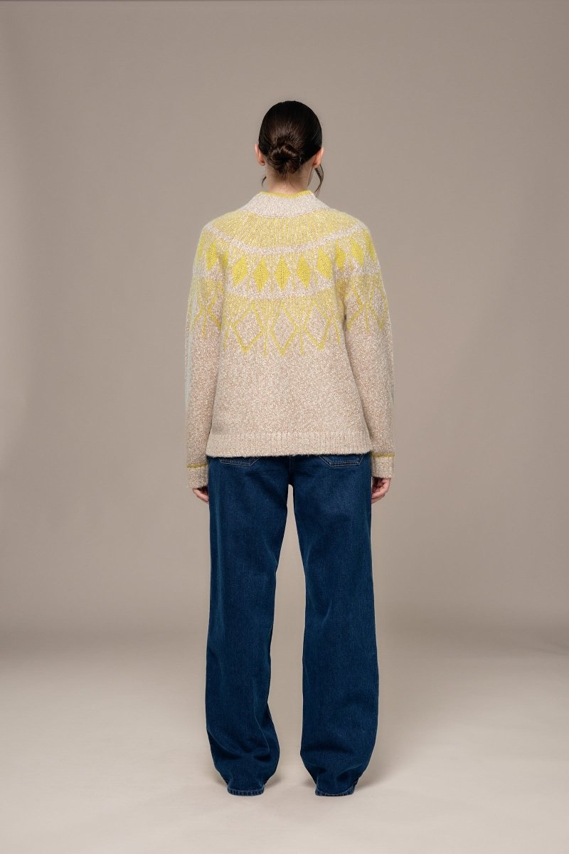 Pull jacquard TINDRA - Mat de Misaine