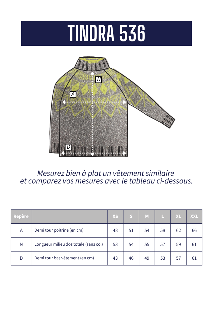 Pull jacquard TINDRA - Mat de Misaine