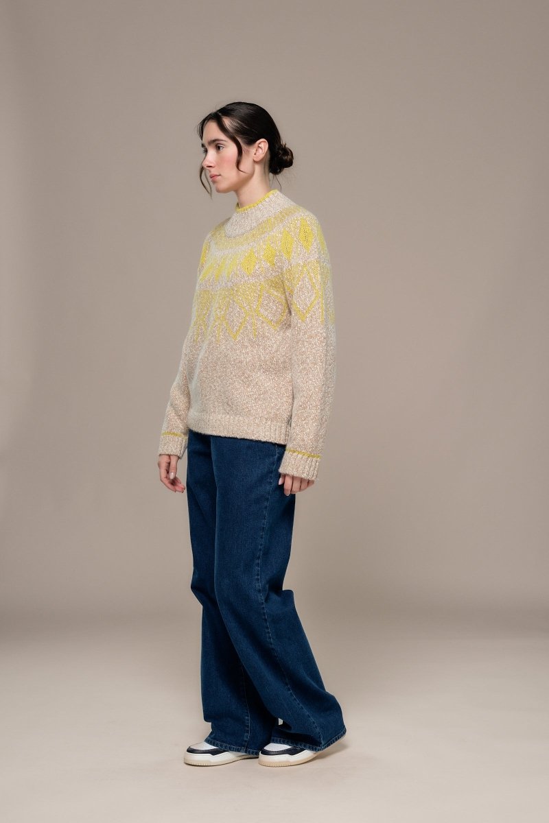 Pull jacquard TINDRA - Mat de Misaine