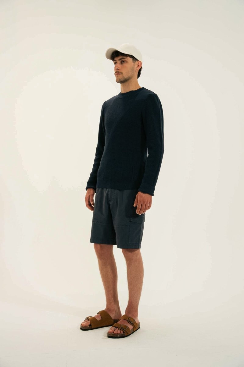 Pull marin empiècement épaules THAIS - Mat de Misaine