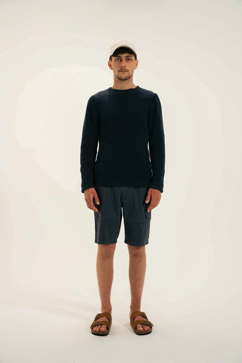 Pull marin empiècement épaules THAIS - Mat de Misaine