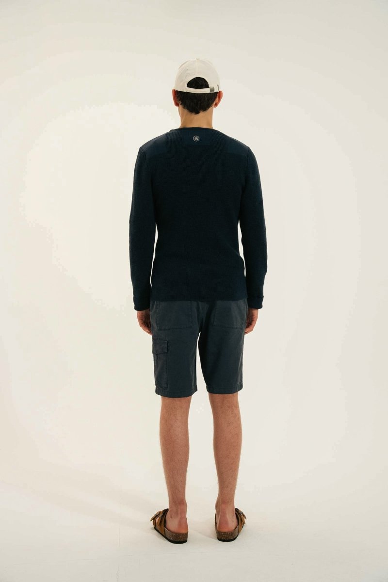 Pull marin empiècement épaules THAIS - Mat de Misaine