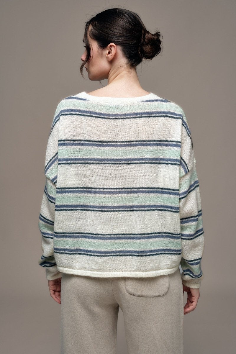 Pull oversize rayé TAKI - Mat de Misaine