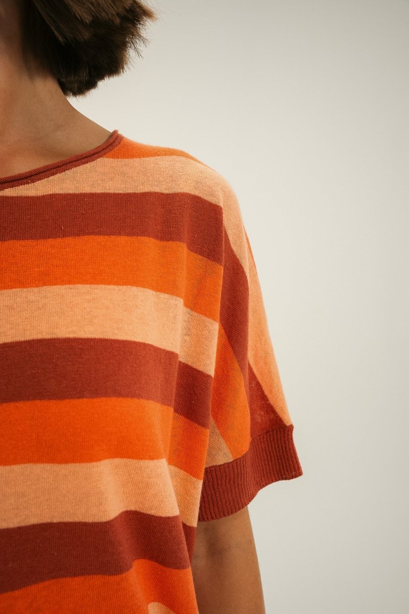 Pull rayé oversize TILOU - Mat de Misaine