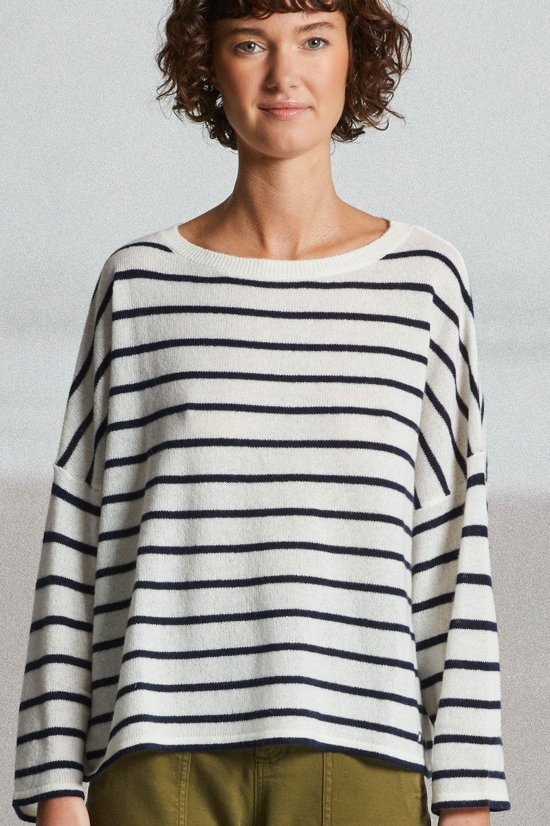 pull TAKI oversize à rayures - Mat de Misaine