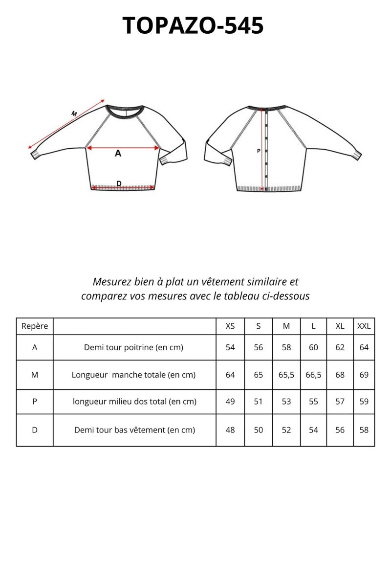 pull TOPAZO avec dos boutonné - Mat de Misaine