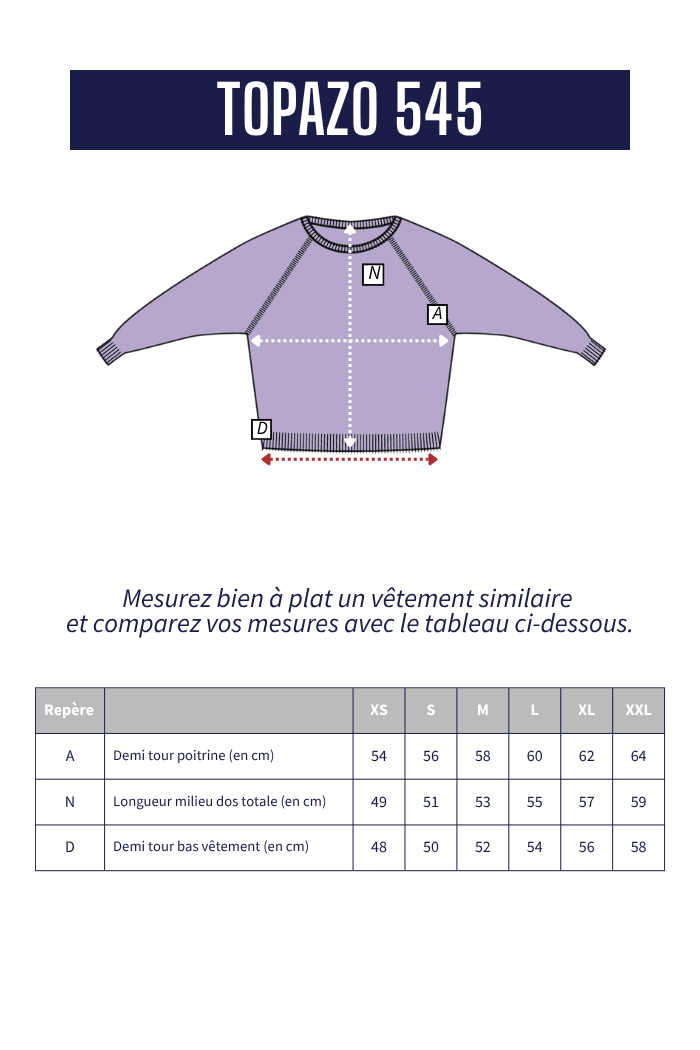 Pull TOPAZO dos boutonné - Mat de Misaine