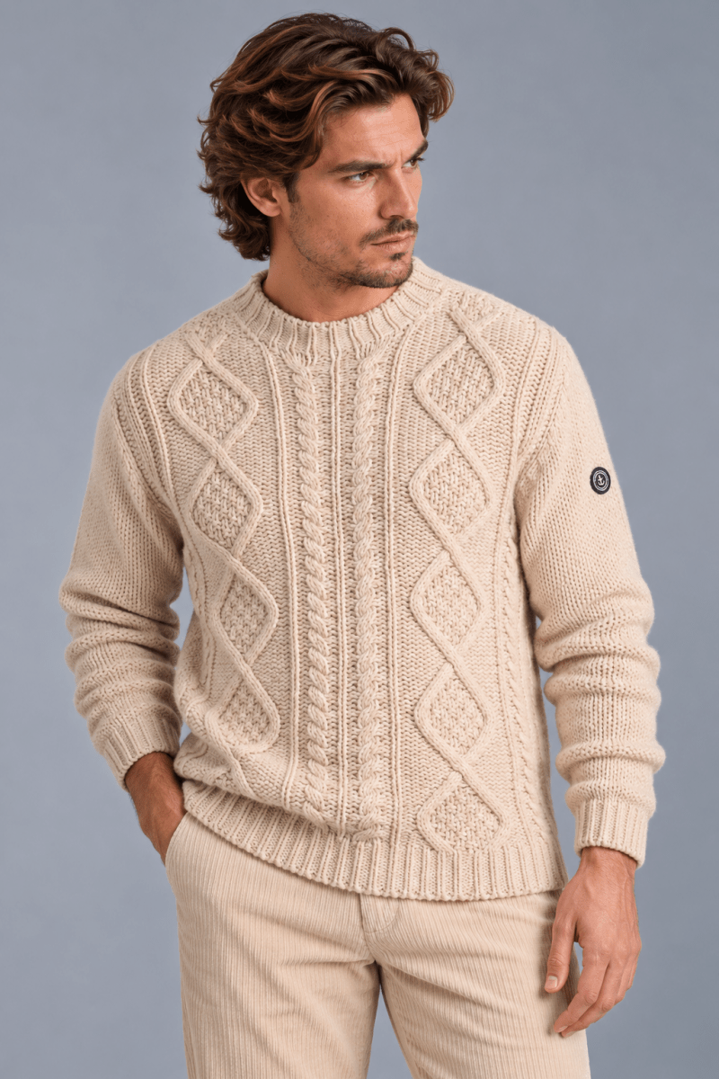 Pull torsadé TORPILLE - Mat de Misaine