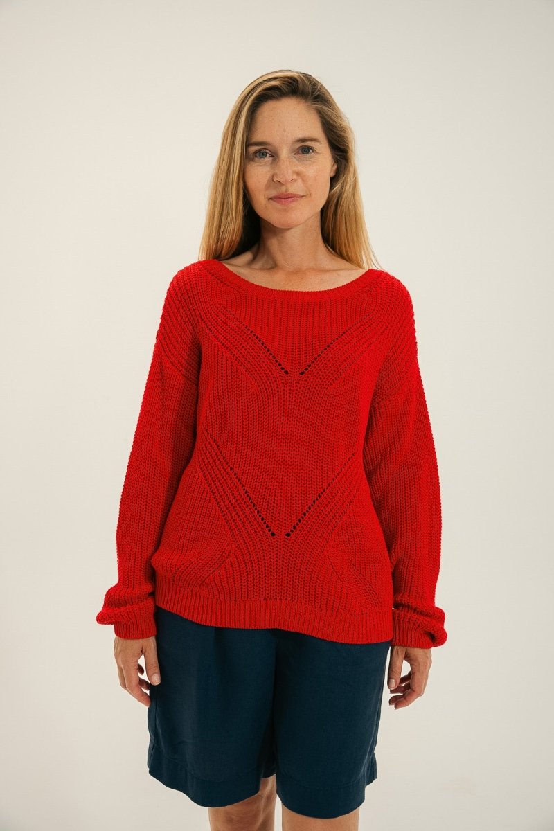 Pull tricotage fantaisie devant TOLEDE - Mat de Misaine