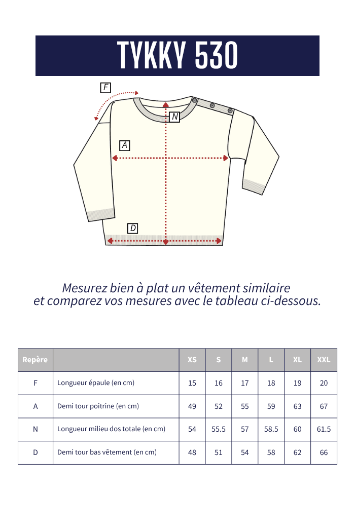 Pull TYKKY - Mat de Misaine